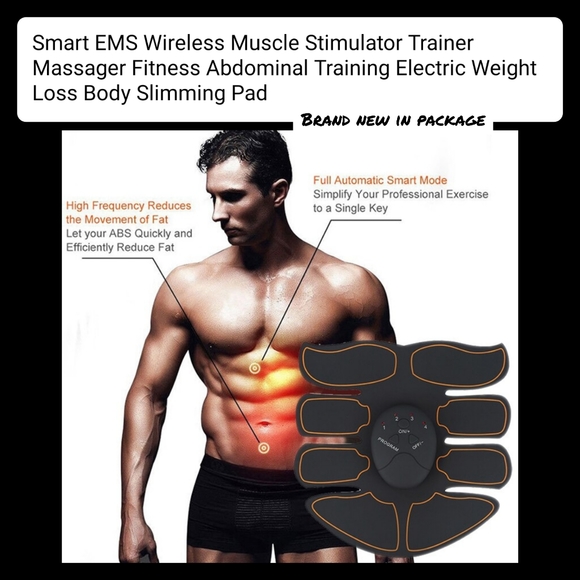 Wearables Smart Ems Wireless Muscle Stimulator Electric Abdominal